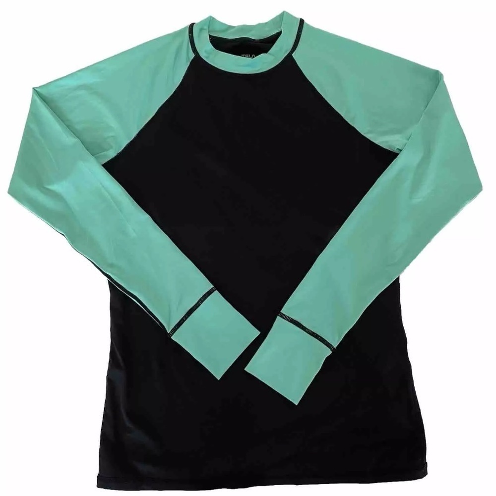 TSLA UPF 50+ Long Sleeve Rash Guard UV Surf Quick Dry Swim Shirt Beach Vacation
